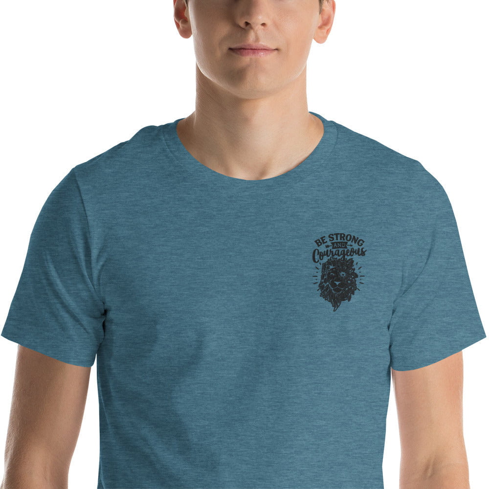 Be Strong and Courageous Lion T-Shirt