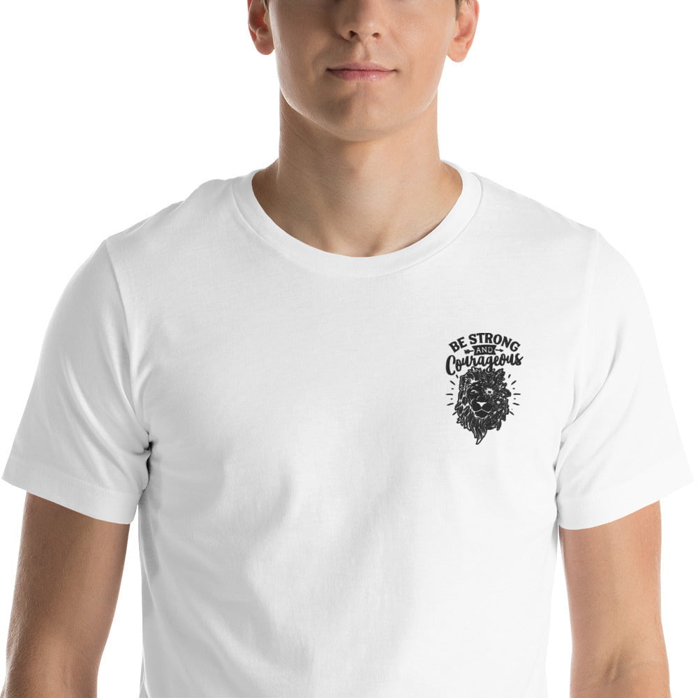 Be Strong and Courageous Lion T-Shirt