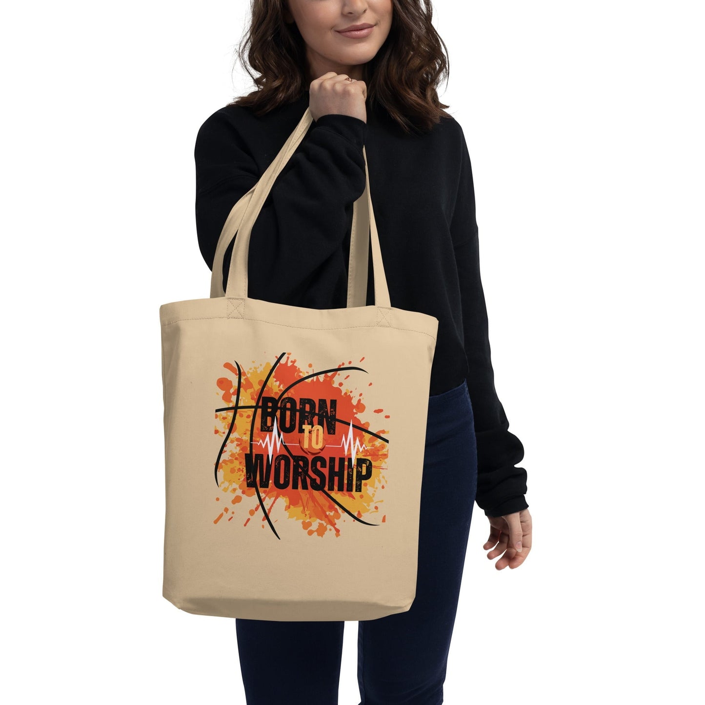 Born to Worship Eco Tote Bag