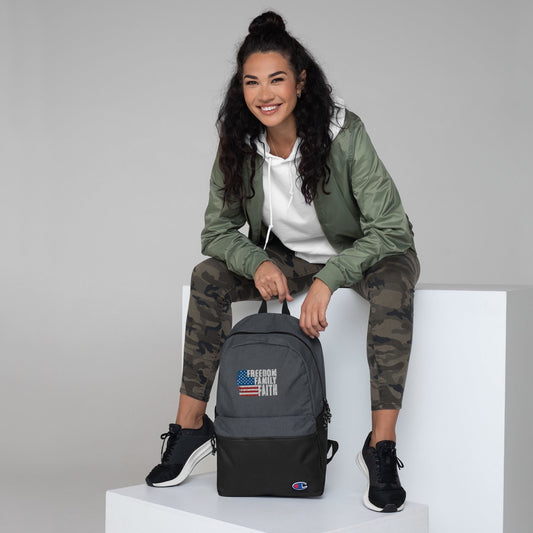 Champion Backpack - Freedom Family Faith