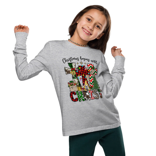 Christmas Youth long sleeve tee