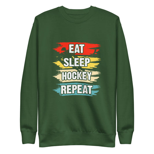 Eat Sleep Hockey Classic Sweatshirt