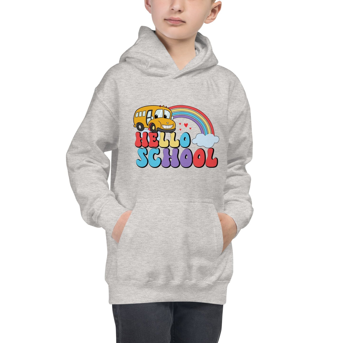 Hello School Kids Hoodie