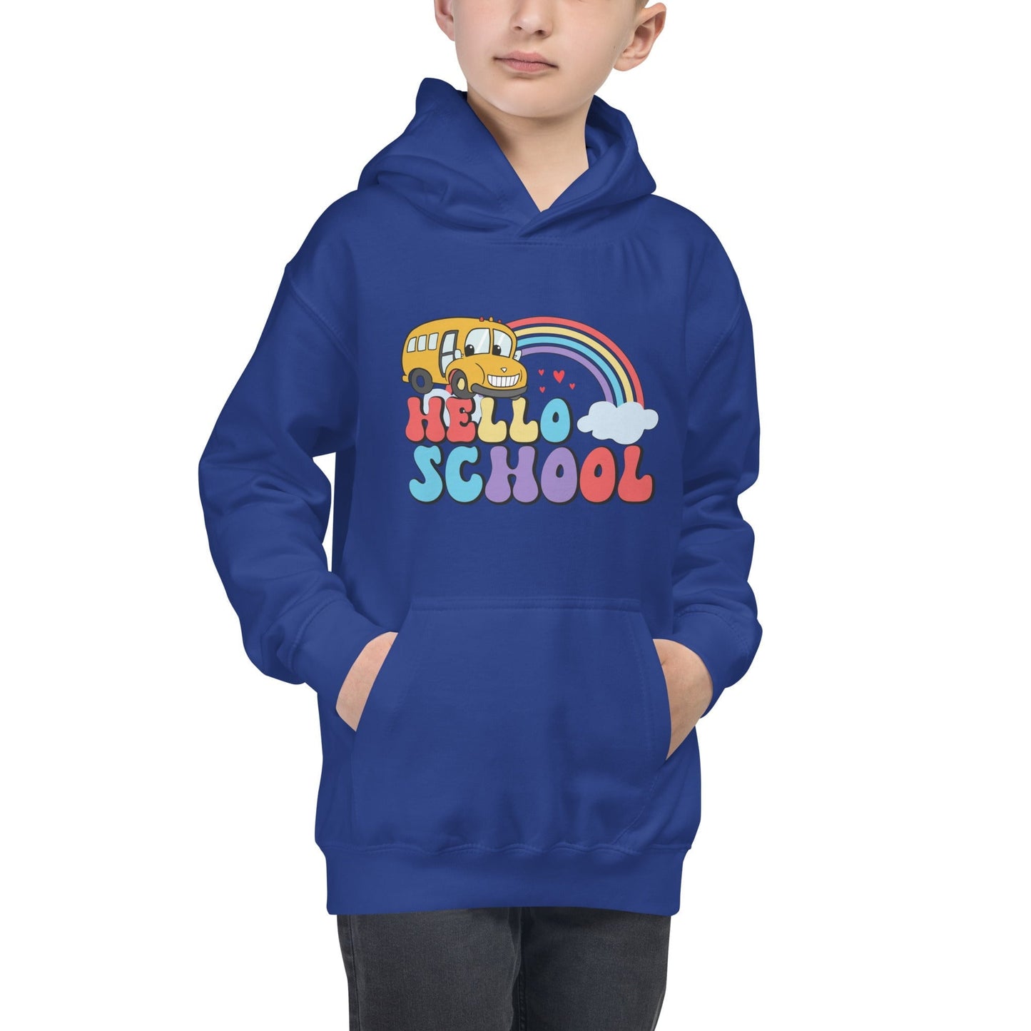 Hello School Kids Hoodie