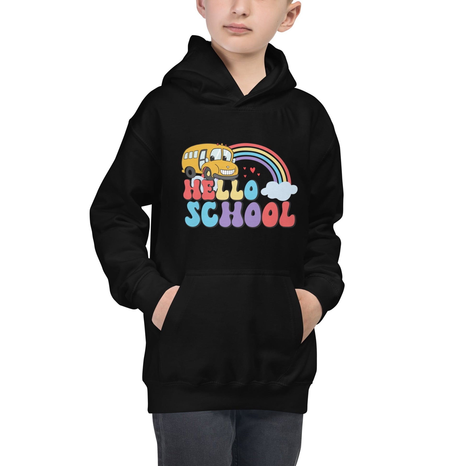 Hello School Kids Hoodie