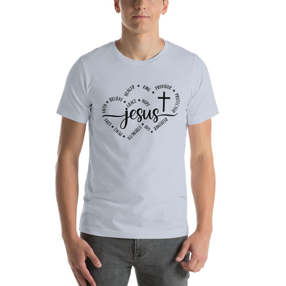 Jesus in Heart Word T-shirt