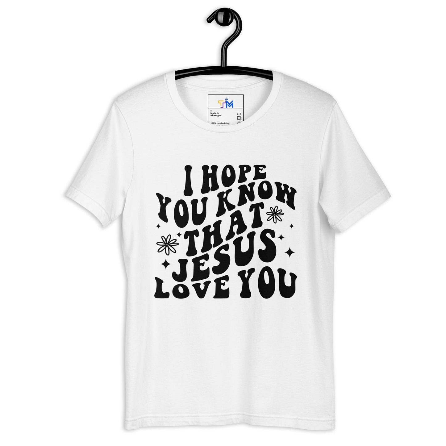 Jesus loves you Unisex t-shirt