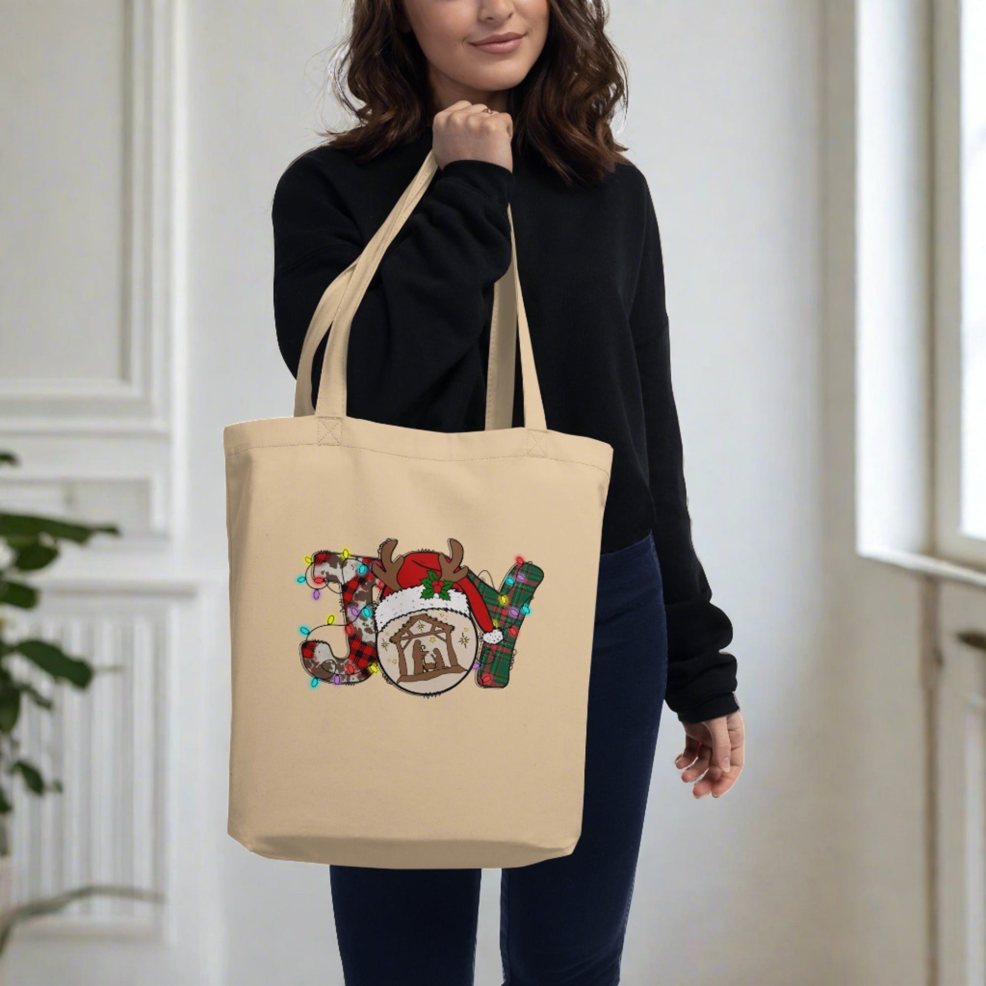 Joy Organic Cotton Tote Bag