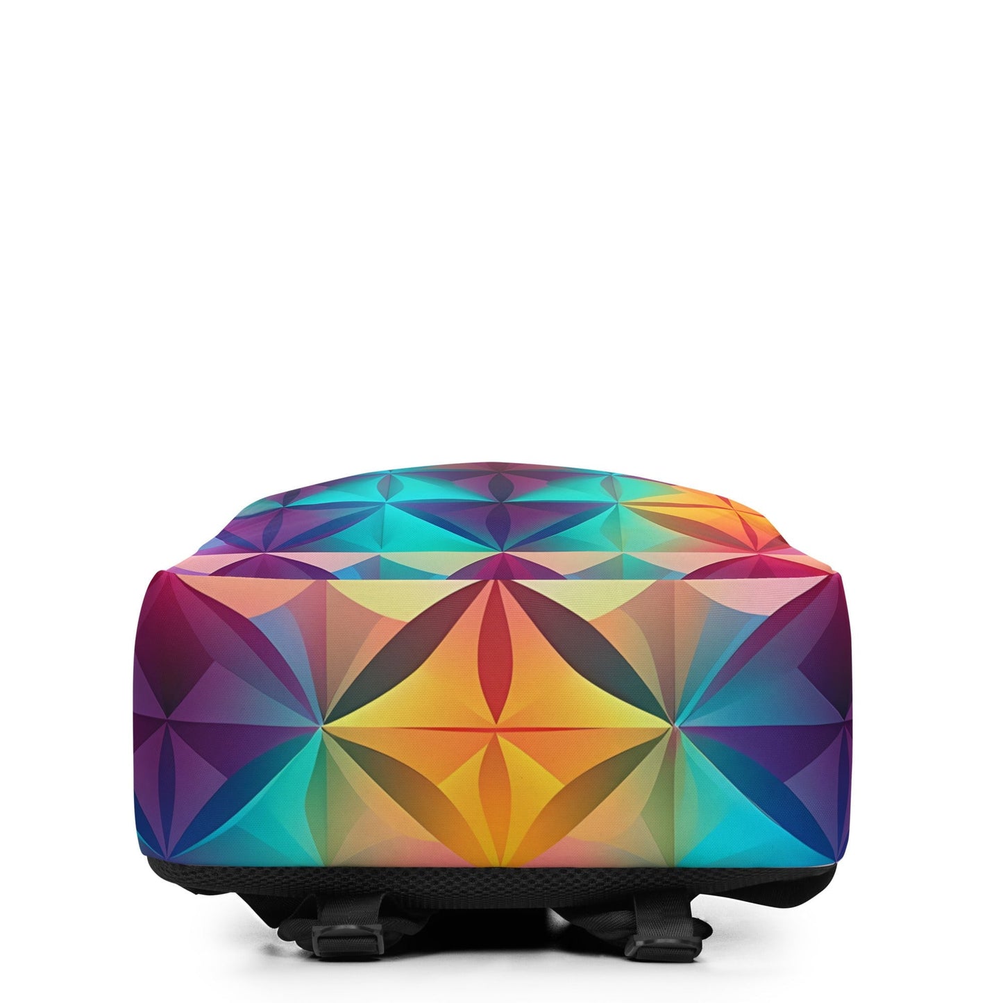 Rainbow-Gradient Minimalist Backpack
