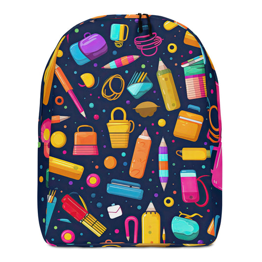 School-Supplies Minimalist Backpack